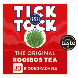 Tick Tock Rooibos Tea 80 Bags 180g