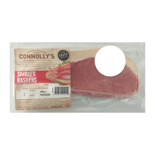 Smoked Bacon Rasher 150g
