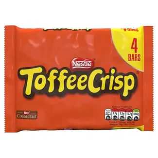 Nestle Toffee Crisp Bar Multipack 31g 4 Pack