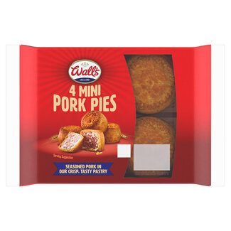 Walls 4 Mini Pork Pies 200g