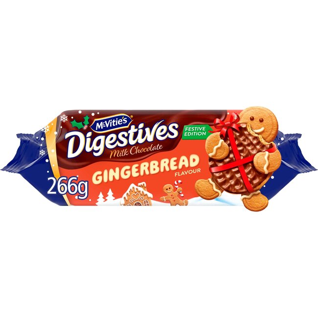 Gingerbread Milk Chocolate Digestives 266g