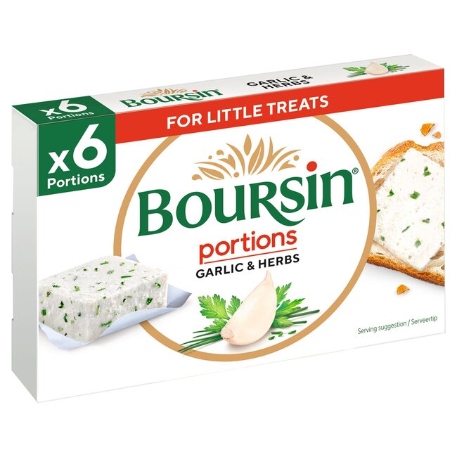 Boursin Garlic & Herbs 6 Portions 96g