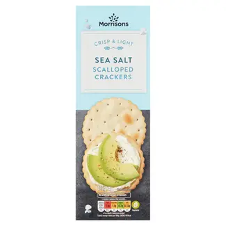 Morrisons Sea Salt Crackers 185g