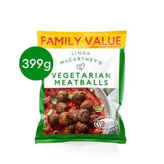 Linda McCartney Family Value Vegetarian Meatballs 399g