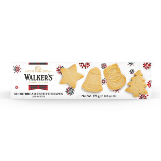 Walkers of Scotland Festive Shapes Shortbread Carton 175g