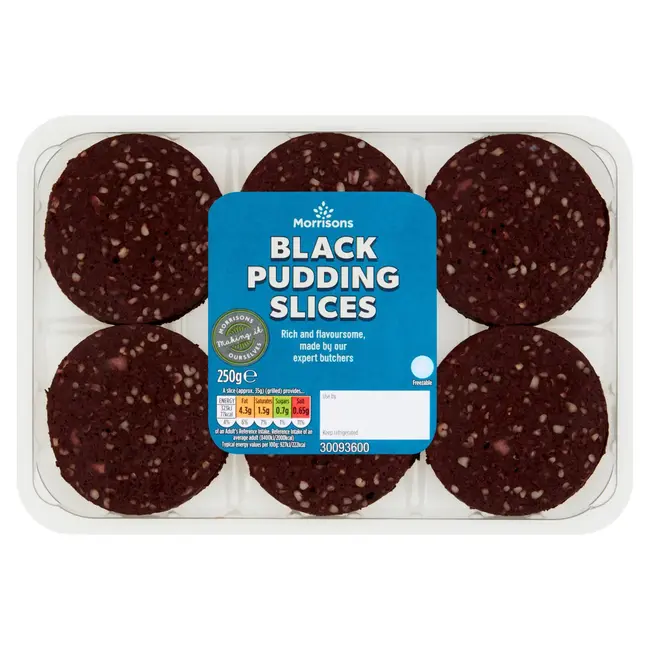 6 Black Pudding Slices 250g