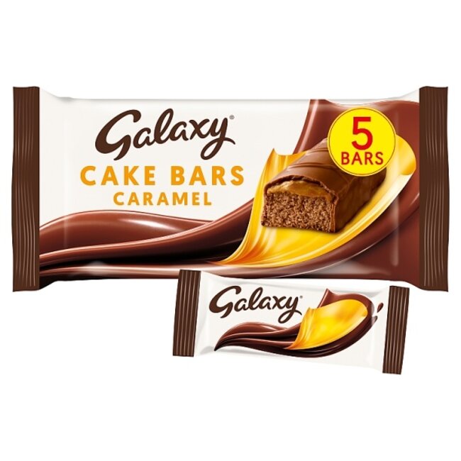 Galaxy 5 Caramel Cake Bars