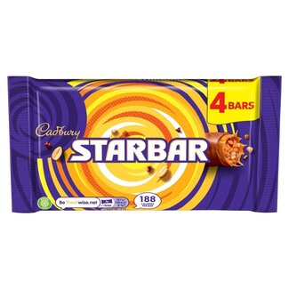 Cadburys Starbar Bar 4pk 4x37g