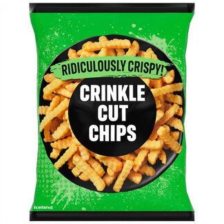 Iceland Ridiculously Crispy Crinkle Cut Chips 900g