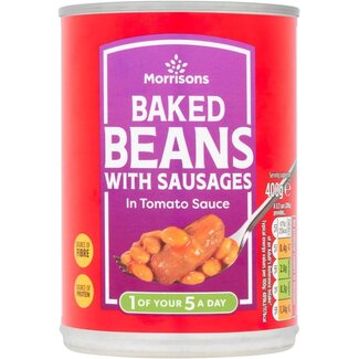 Morrisons Morrisons Baked Beans & Sausages 400g