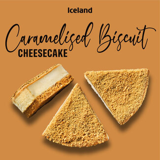 Iceland Caramelised Biscuit Cheesecake 380g
