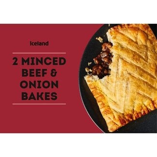 Iceland 2 Minced Beef & Onion Bakes 280g