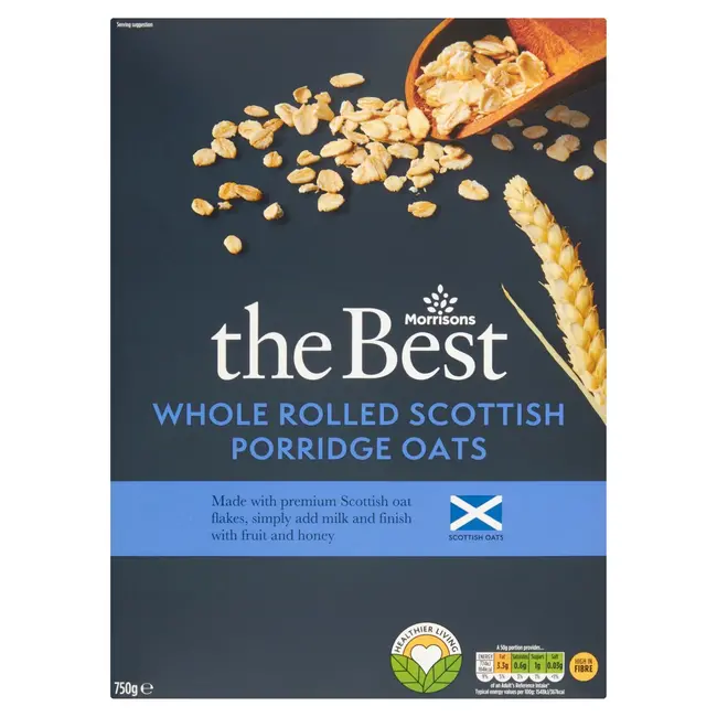 The Best Whole Rolled Scottish Porridge Oats 750g
