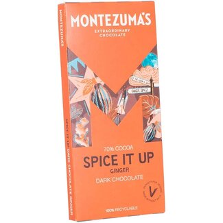 Montezumas Spice It Up - Dark Chocolate with Fiery Ginger 90g