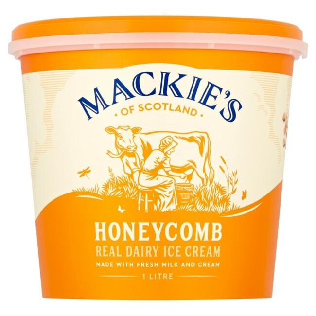 Mackies Honeycomb Ice Cream 1L