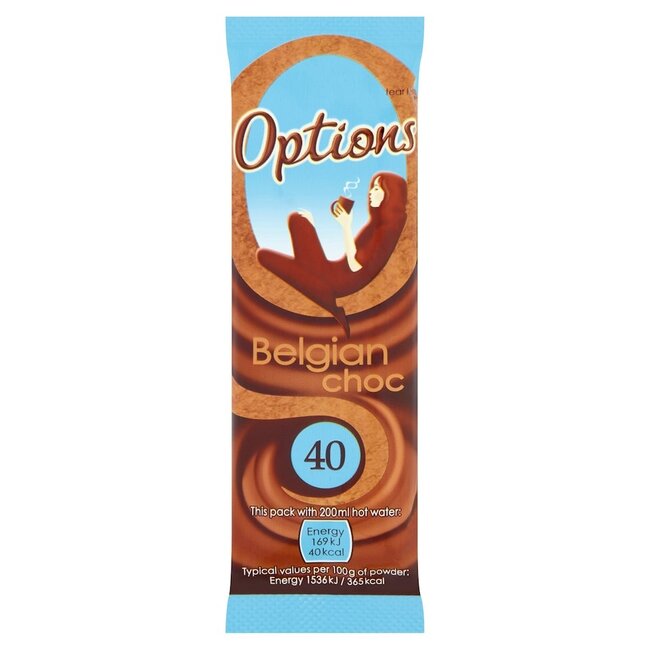 Options Belgian Chocolate Sachet