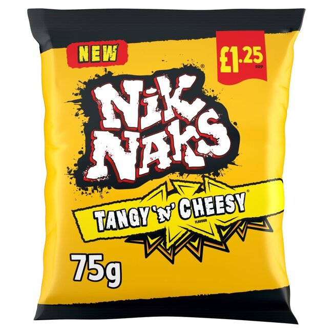Nik Naks Tangy N Cheesy Flavour 75g