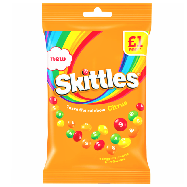 Skittles Citrus Treat Bag 70g