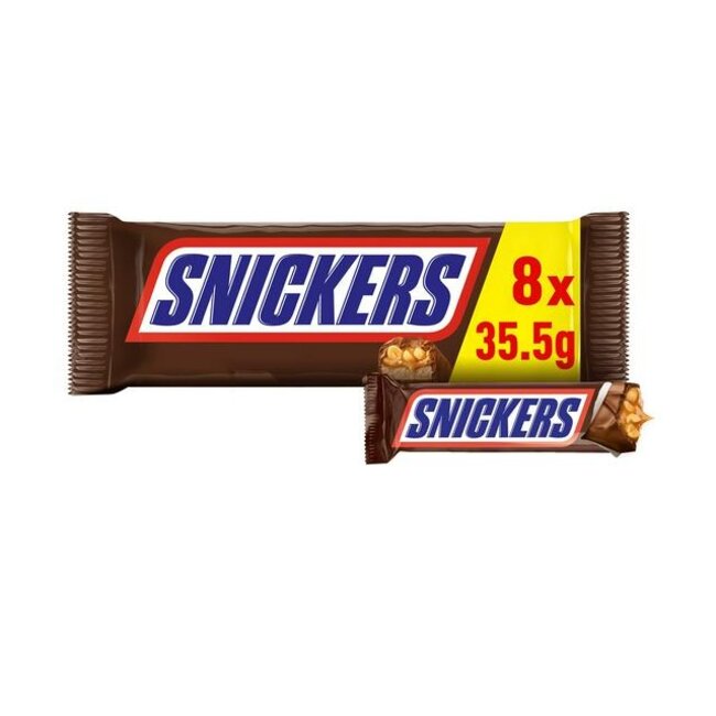 Snickers Bar Snacksize 8 Pack