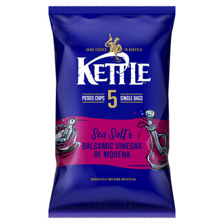 Kettle Crisps Sea Salt & Balsamic Vinegar 5pk