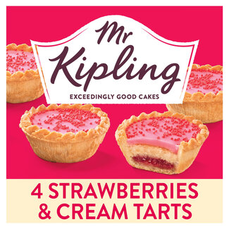 Mr Kipling 4 Strawberries & Cream Tarts