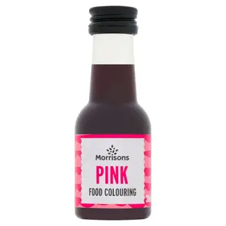 Morrisons Pink Food Colouring 38ml
