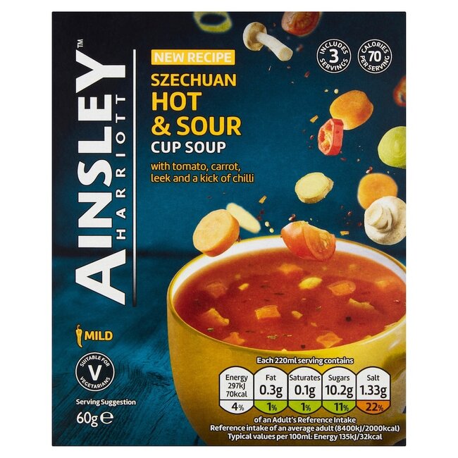 Szechuan Hot & Sour Cup Soup 3 Sachets