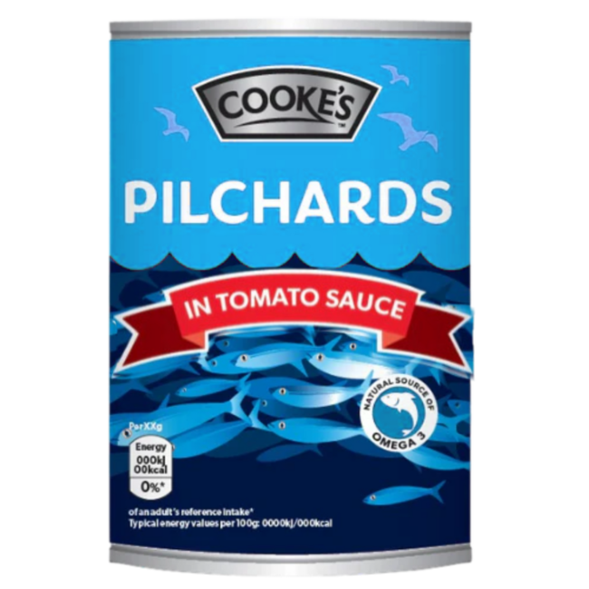 Cookes Pilchards in Tomato Sauce 425g