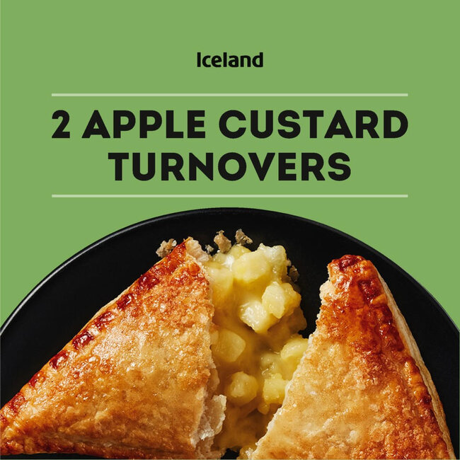 2 Apple Custard Turnovers 186g