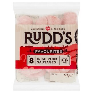Rudds 8 Irish Pork Sausages 227g