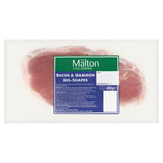 The Malton Food Company Bacon & Gammon Mis-Shapes 400g