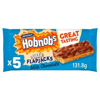McVities Hobnobs Chocolate Flapjack 5pk