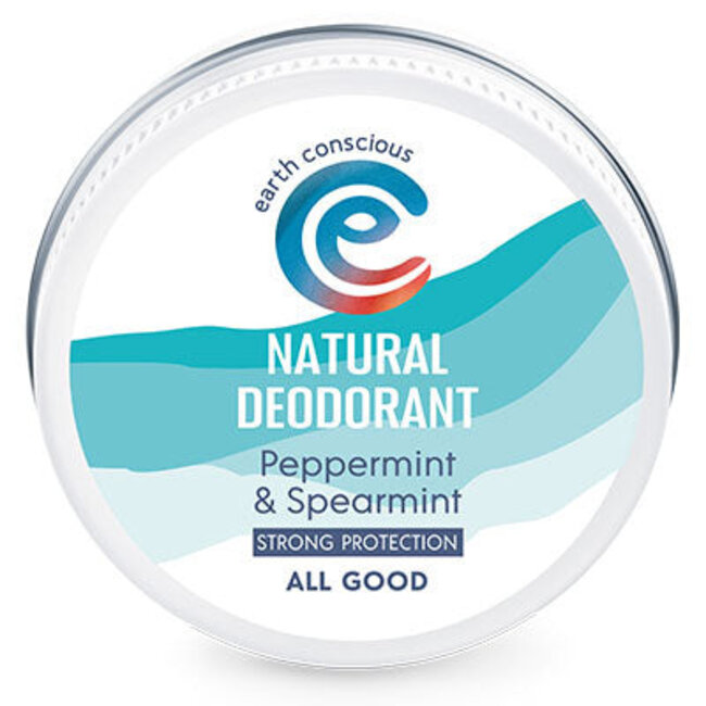 Earth Conscious Natural Deodorant Peppermint & Spearmint 60g