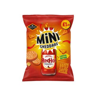 Jacobs Mini Cheddars Franks Red Hot 90g