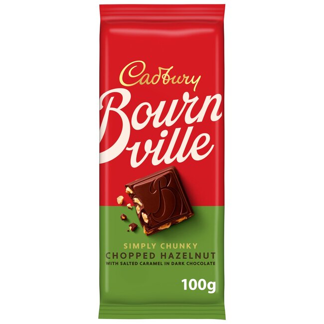 Bournville Chopped Hazelnut Bar 100g