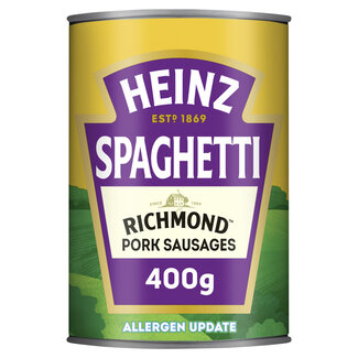 Heinz Spaghetti & Richmond Sausages 400g