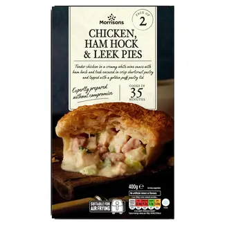 Morrisons Chicken Ham Hock & Leek Pies 400g