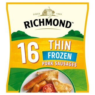 Richmond 16 Thin Frozen Sausages 555g