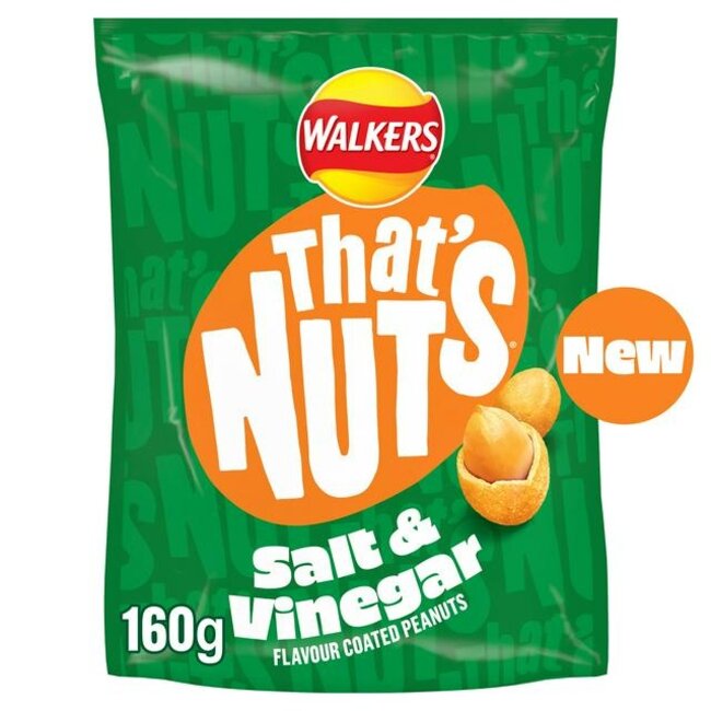 Thats Nuts Walkers Salt & Vinegar 160g
