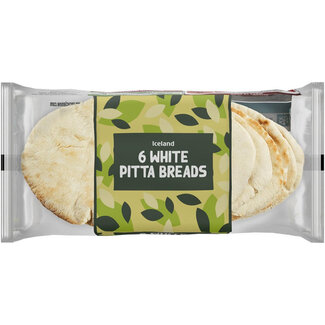 Iceland 6 White Pitta Breads