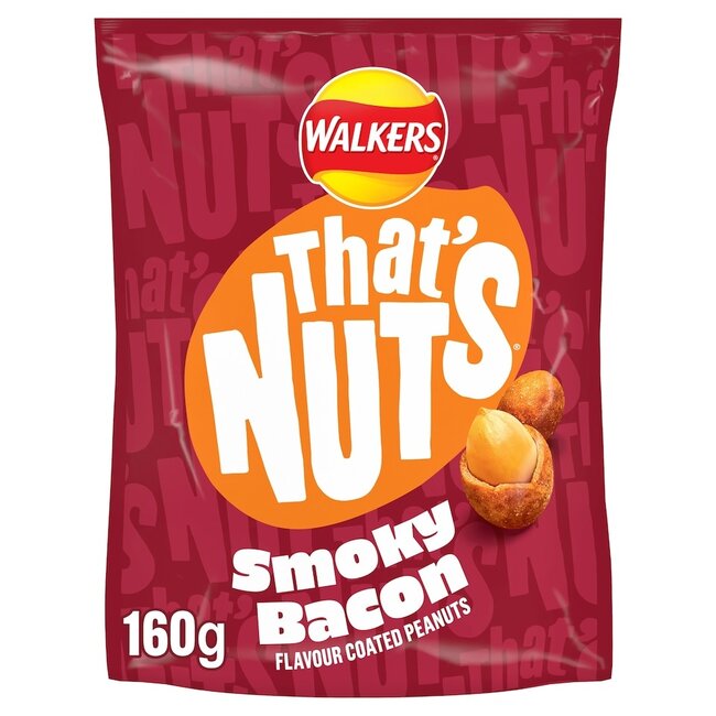 Thats Nuts Walkers Smoky Bacon 160g
