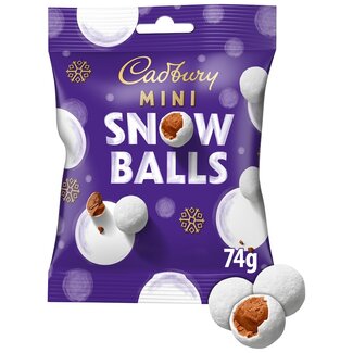 Cadburys Mini Snowballs Bag 74g