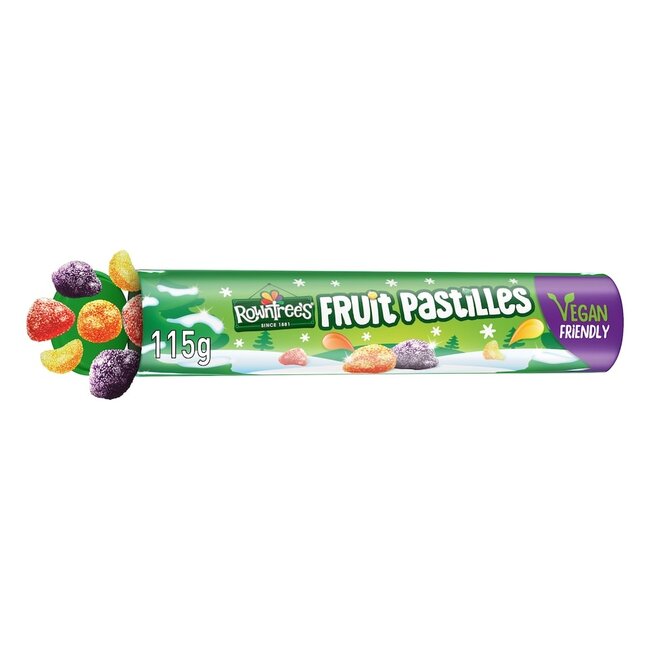 Fruit Pastilles Xmas Tube 115g