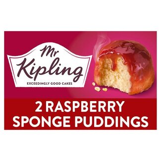 Mr Kipling Raspberry Sponge Puddings 2's