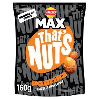 Walkers Thats Nuts Max Paprika 160g