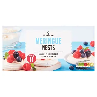 Morrisons Meringue Nests 8pk