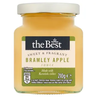 Morrisons The Best Bramley Apple Sauce with Kentish Cider 210g