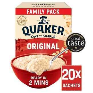 Quaker Oat so Simple Original 20 Sachets