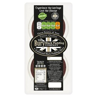 Bury Black Pudding Co Black Pudding Slices 230g