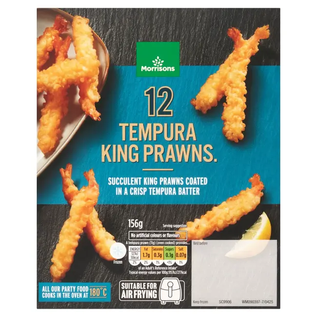12 Tempura Prawns 156g
